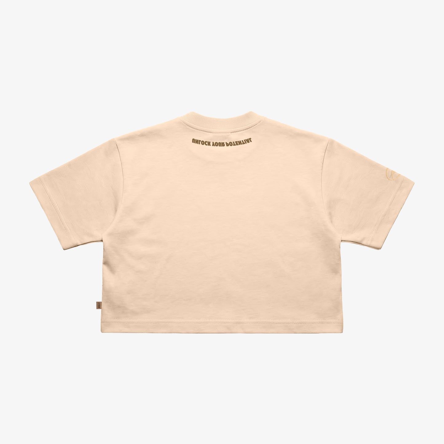 Cropped Oversized AXCESS Acid Key - Bege