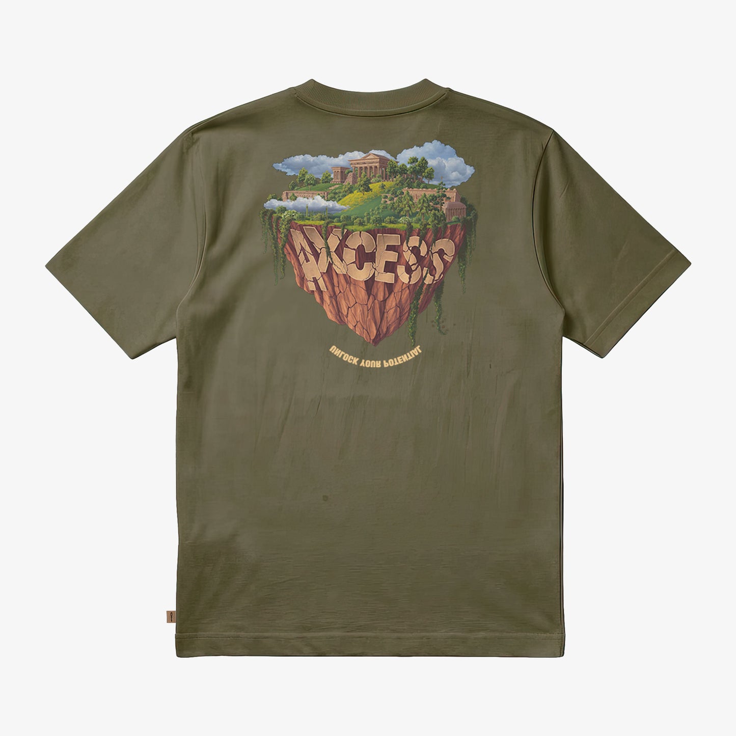 Camiseta Oversized AXCESS Terraform - Verde