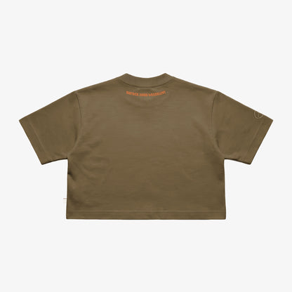 Cropped Oversized AXCESS Spie - Verde