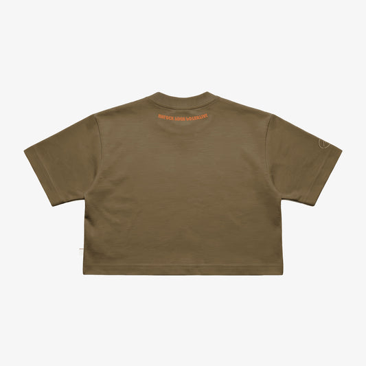 Cropped Oversized AXCESS Spie - Verde