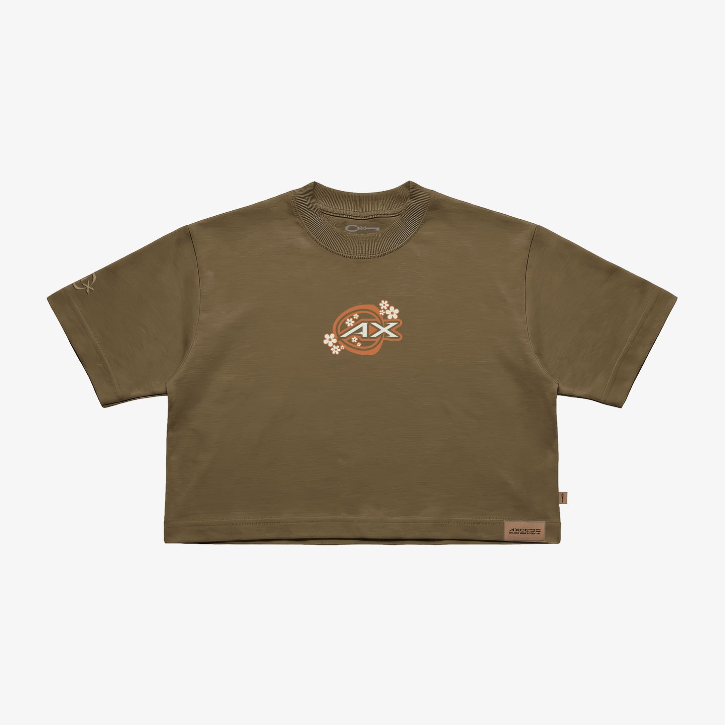 Cropped Oversized AXCESS Spie - Verde