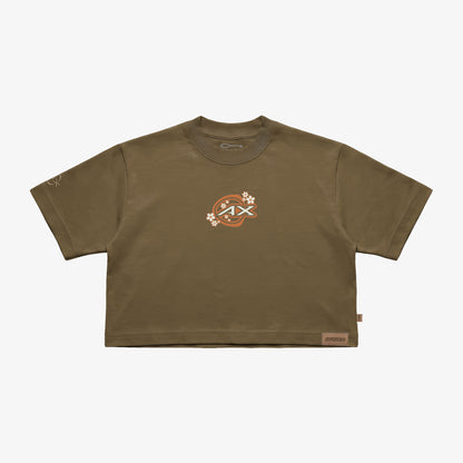Cropped Oversized AXCESS Spie - Verde