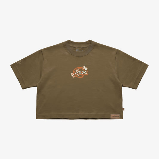 Cropped Oversized AXCESS Spie - Verde