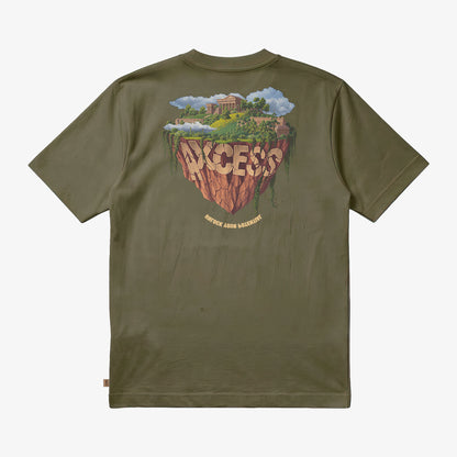 Camiseta Oversized AXCESS Terraform - Verde