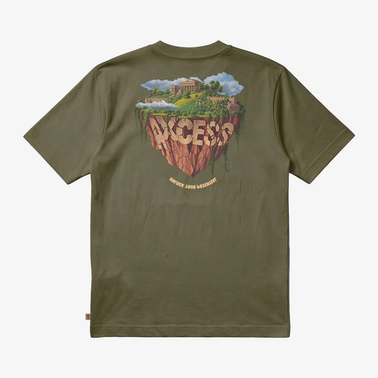 Camiseta Oversized AXCESS Terraform - Verde